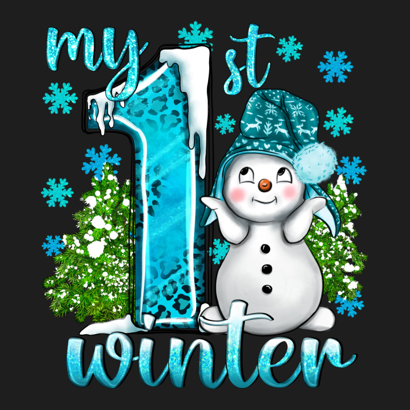 My 1 St Winter With Cute Snowman Heavyweight Hoodie by BundleAndBundleShop | Teevron