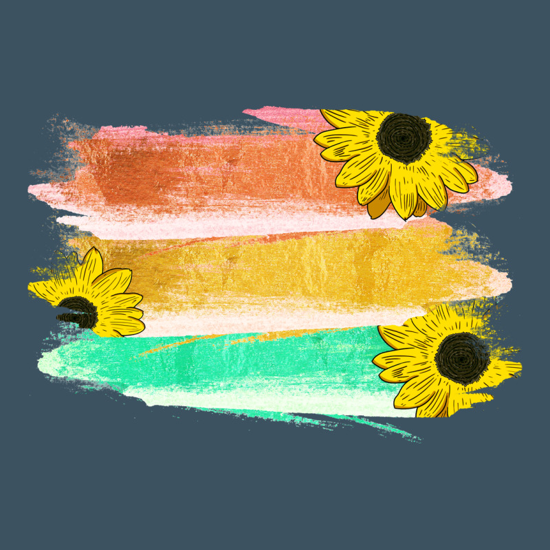 Colored Triple Sunflower Brush Strokes Urban Heavy Tee by Bettercallsaul | Teevron