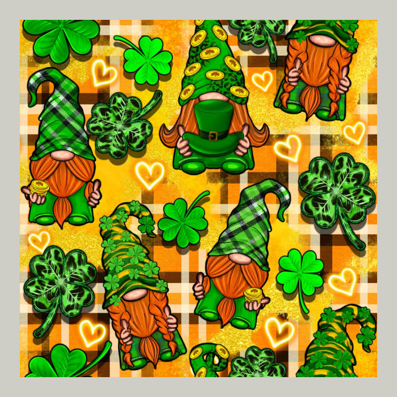 St. Patricks Gnomies Seamless Pattern Heavyweight Hoodie by BundleAndBundleShop | Teevron
