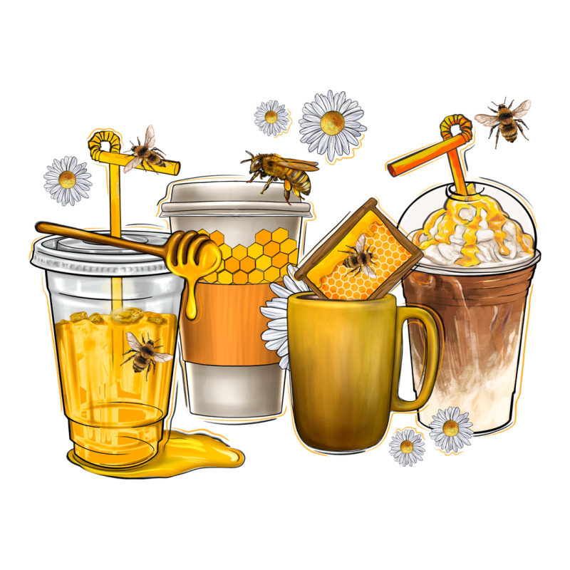 Coffee Cups Bumble Bee Premium Tee by texasbilliewilder | Teevron