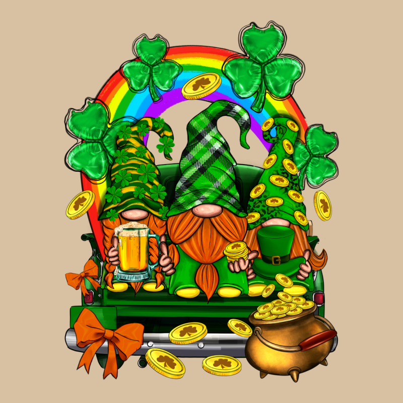 St. Patricks Gnomes Truck With Rainbow Heavyweight Hoodie by BundleAndBundleShop | Teevron
