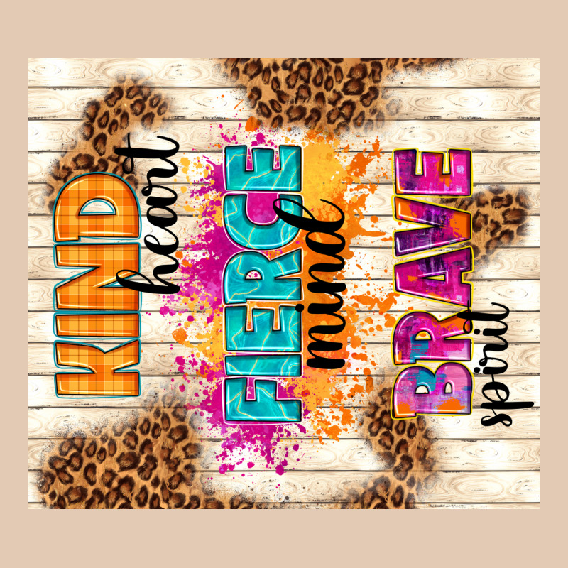 Kind Heart Fierce Mind Brave Spirit Urban Hoodie by TumblerDesignByShophia | Teevron