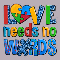 Love Needs No Words Autism Vintage Tee | Teevron