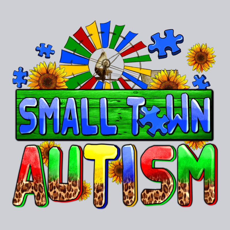 Small Town Autism Heavyweight Sweatshirt by AdoDesignShop | Teevron