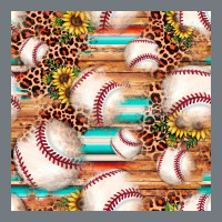 Baseball Leopard Sunflower Seamless Pattern Heavyweight Sweatshirt | Teevron