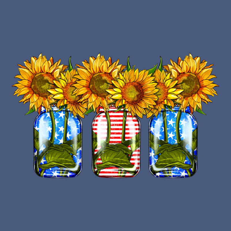 American Sunflower Mason Jar Vintage Hoodie by HRA Design Shop | Teevron