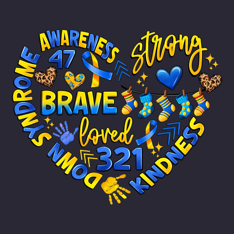Down Syndrome Awareness Heart Vintage Tee by Artiststas | Teevron