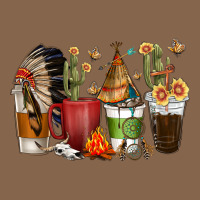 Coffee Cups Indian Headdress Premium Tee | Teevron