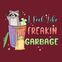 I Feel Like Garbage Raccoon Zipper Hoodie | Teevron