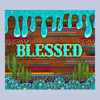 Blessed Annd Cactus With Gemstone Tumbler Long Sleeve Tee | Teevron