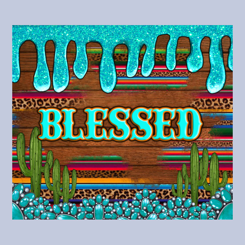Blessed Annd Cactus With Gemstone Tumbler Long Sleeve Tee by Artiststas | Teevron