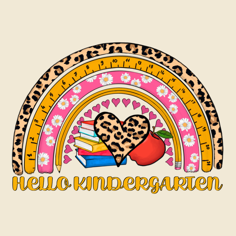 Back To School Rainbow Hello Kindergarten Ladies Tee by AdoDesignShop | Teevron