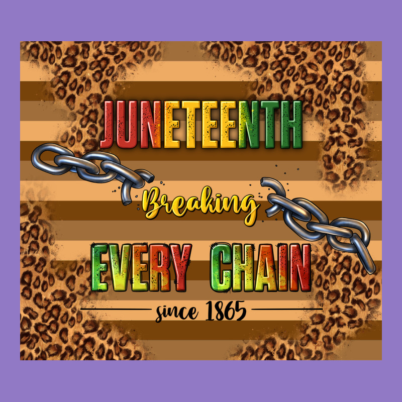 Juneteenth Breaking Every Chain Since 1865 Urban Hoodie by TumblerDesignByShophia | Teevron