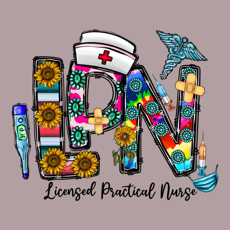 Lpn Licensed Practial Nurse Vintage Hoodie by CowhideDigitalArt | Teevron