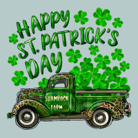 Happy St. Patricks Day Shamrock Farm Truck Heavy Core Tee | Teevron
