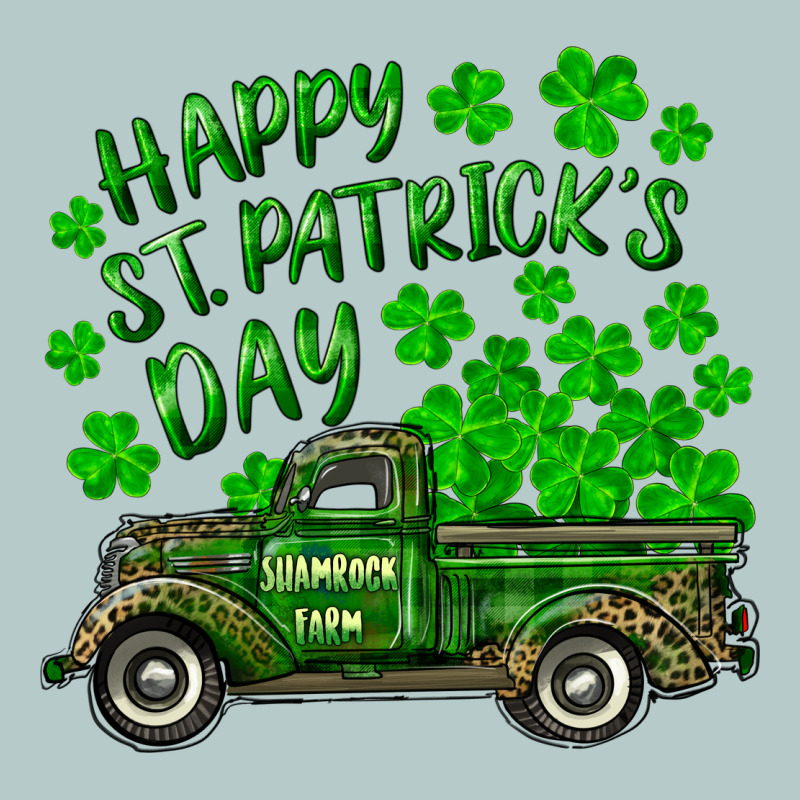 Happy St. Patricks Day Shamrock Farm Truck Heavy Core Tee by RanaPortraitStore | Teevron