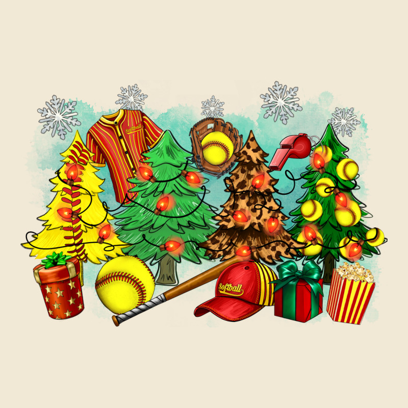Christmas Trees With Softball Premium Tee by Zillion Design Studio | Teevron