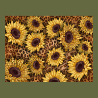 Sunflower Leopard Background 3200x2400 Long Sleeve Tee | Teevron