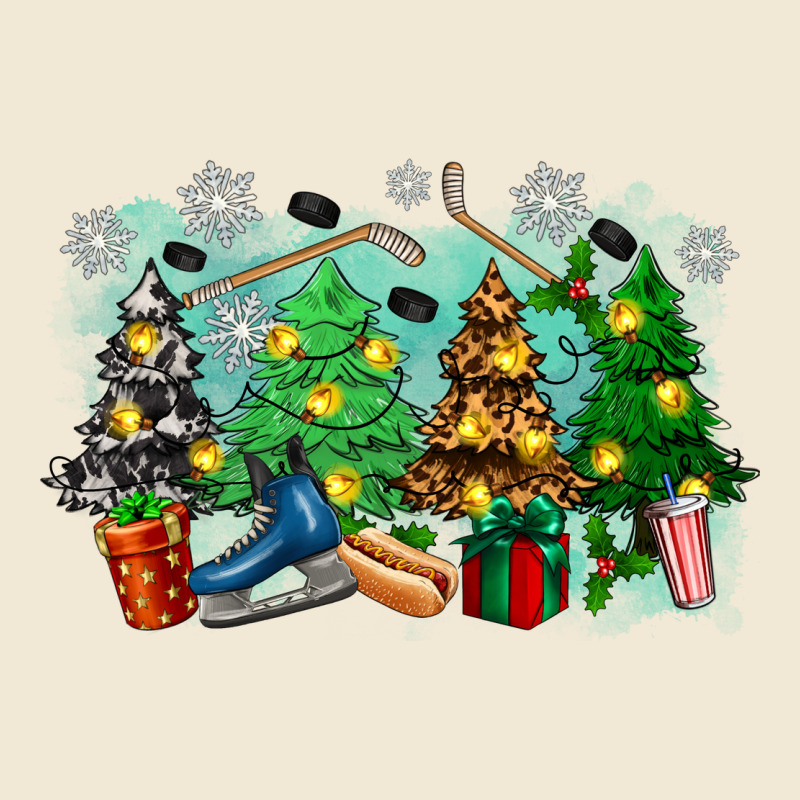 Christmas Trees With Hockey Premium Tee by Zillion Design Studio | Teevron