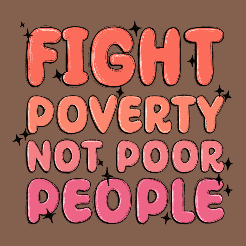 Fight Poverty Not Poor People Zipper Hoodie by MaliasSmallBusiness | Teevron