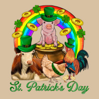 St. Patrick's Day Farm Animal Png Heavyweight Hoodie | Teevron