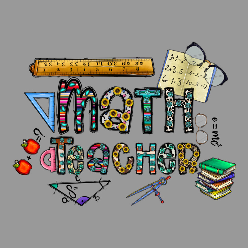 Math Teacher Vintage Hoodie by CowhideDigitalArt | Teevron