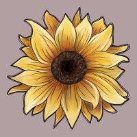 Watercolor Sunflower Vintage Hoodie | Teevron