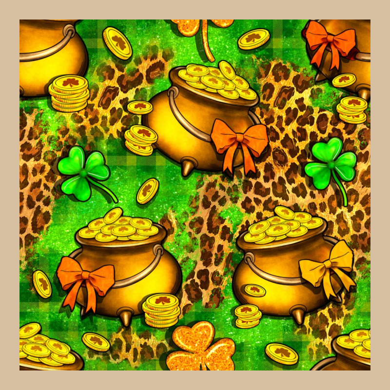 St. Patrick's Pot Of Gold Seamless Pattern Heavyweight Hoodie by BundleAndBundleShop | Teevron