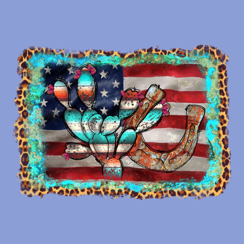 Flag Cactus Horseshoe Long Sleeve Tee by AdoDesignShop | Teevron