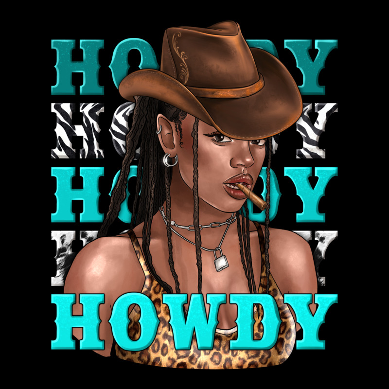 Howdy Howdy Black Girl Premium Tee by texasbilliewilder | Teevron