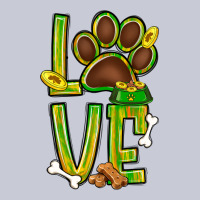 Tie Dye St. Patrick's Day Love Dog Paw Heavyweight Hoodie | Teevron