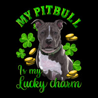 St Patricks Day My Pitbuli My Lucky Charm Heavy Core Tee | Teevron
