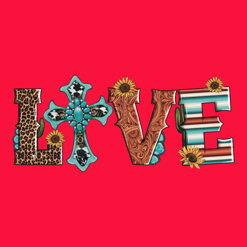 Western Love With Cross Classic Tee by Artiststas | Teevron