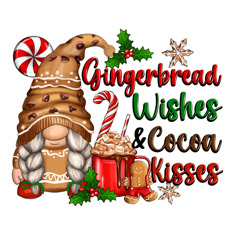 Gingerbread Wishes And Cocoa Kisses Premium Tee by Zillion Design Studio | Teevron