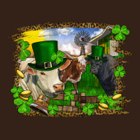 St Patricks Day Cows Heavy Core Tee | Teevron