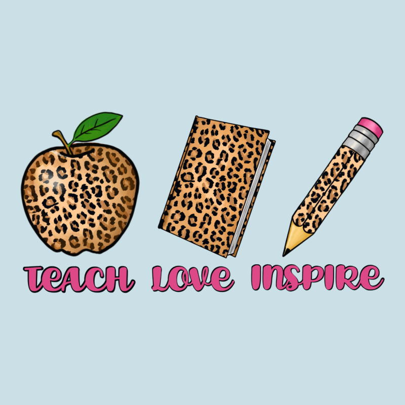 Teach Love Inspire Leopard Ladies Tee by AdoDesignShop | Teevron