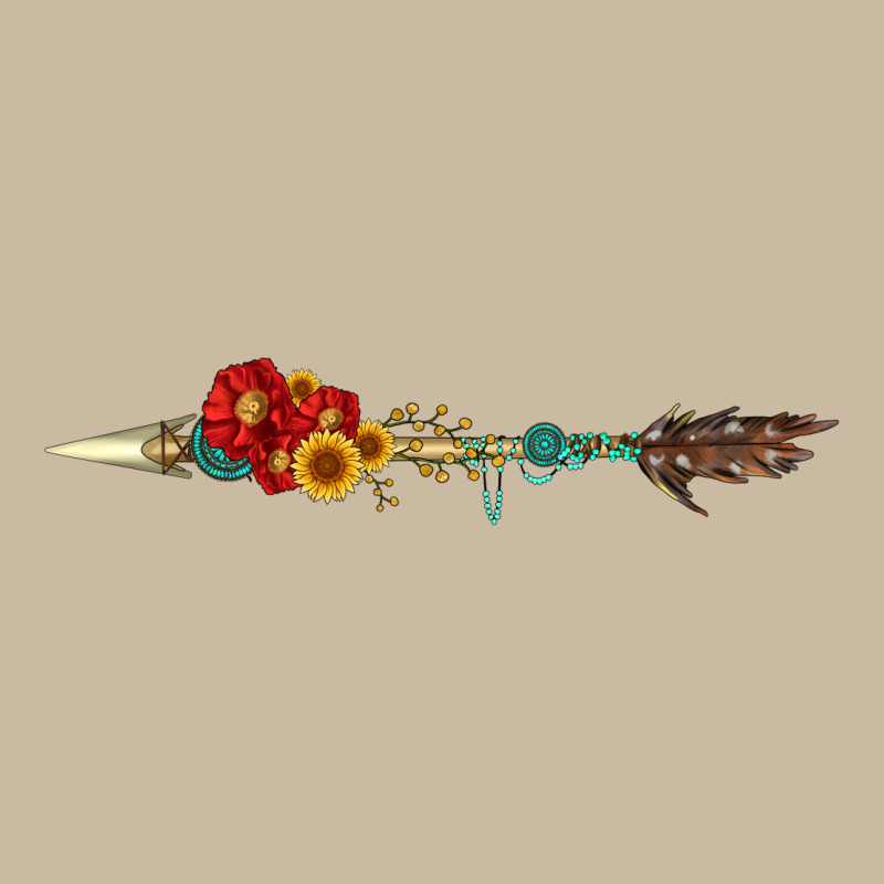 Flowers And Arrow With Gemstone Long Sleeve Tee by Artiststas | Teevron
