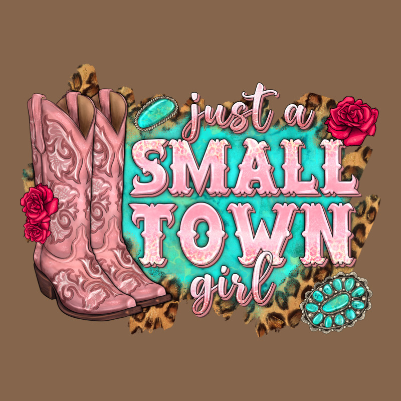 Just A Small Town Girl Cowgirl Boots Premium Tee by texasbilliewilder | Teevron