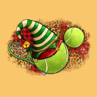 Tennis Christmas With Racket And Hat Vintage Hoodie | Teevron