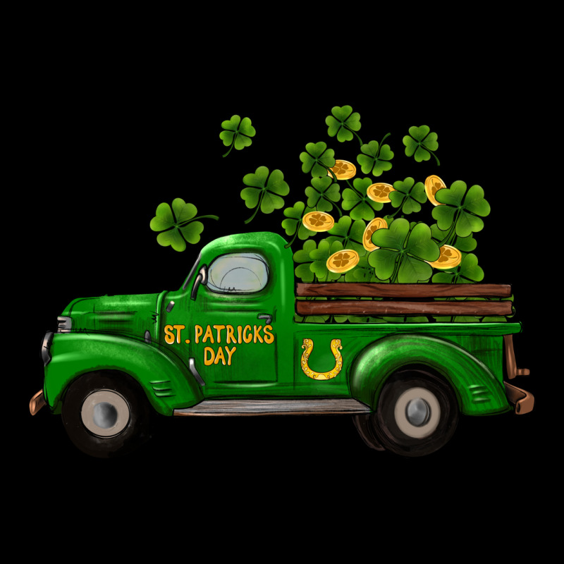 St Patricks Truck Shamrock Horseshoe Gold Heavy Core Tee by RanaPortraitStore | Teevron