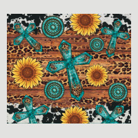 Cross Gemstone And Sunflower Classic Tee | Teevron