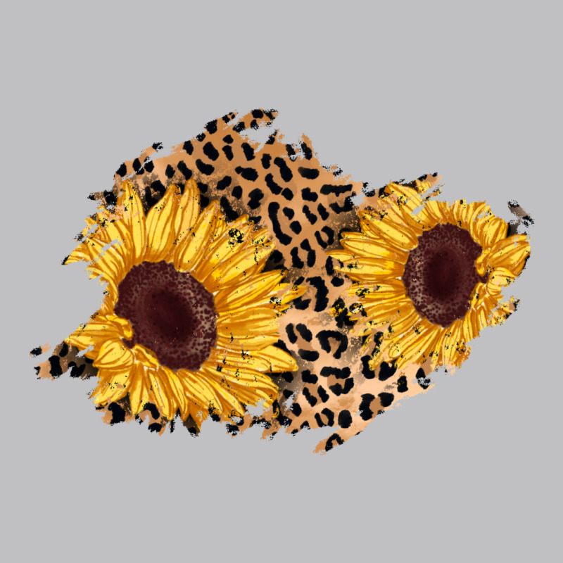 Sunflower Leopard Patch Long Sleeve Tee by AdoDesignShop | Teevron
