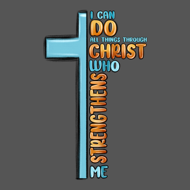 I Can Do All Things Through Christ Who Strengthens Zipper Hoodie by MaliasSmallBusiness | Teevron