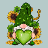 St Patricks Day Shamrock Sunflowers Gnomes Heavy Core Tee | Teevron