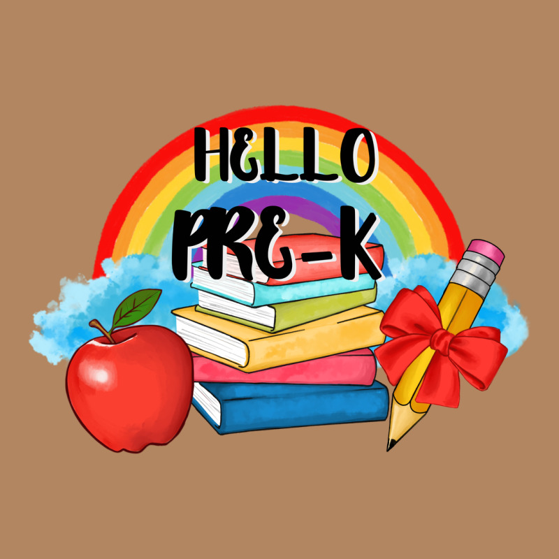 Back To School Hello Pre K Long Sleeve Tee by AdoDesignShop | Teevron