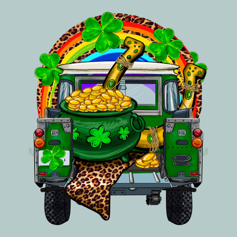 St Patricks Day Truck With Pot Of Gold Horseshoe A Heavy Core Tee by RanaPortraitStore | Teevron