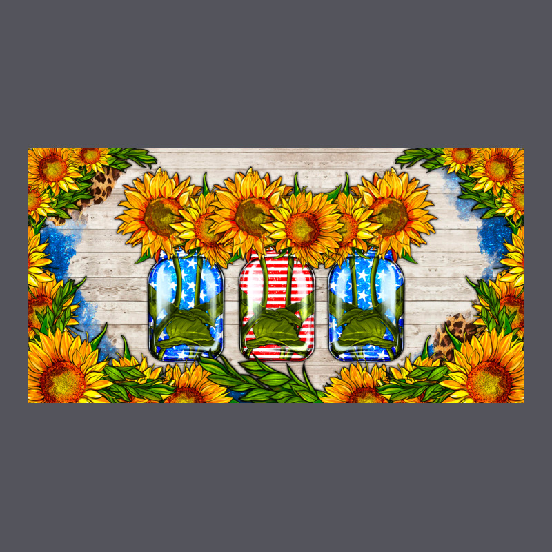 American Mason Jar Sunflower License Plate Vintage Hoodie by HRA Design Shop | Teevron