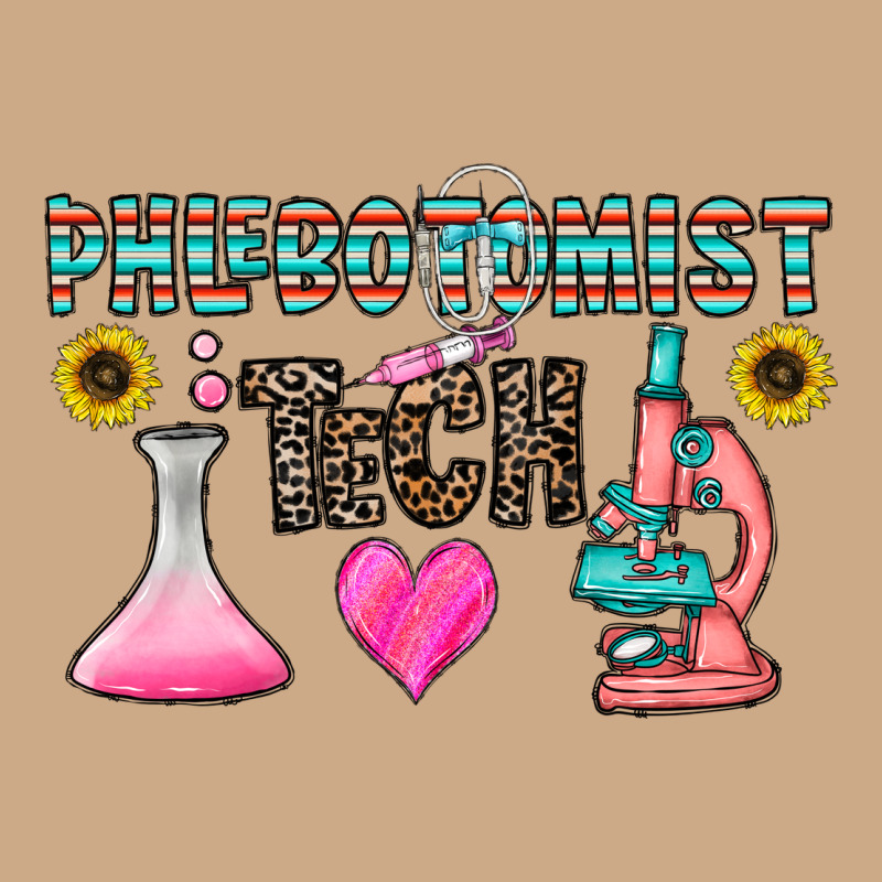 Phlebotomist Tech Vintage Hoodie by CowhideDigitalArt | Teevron