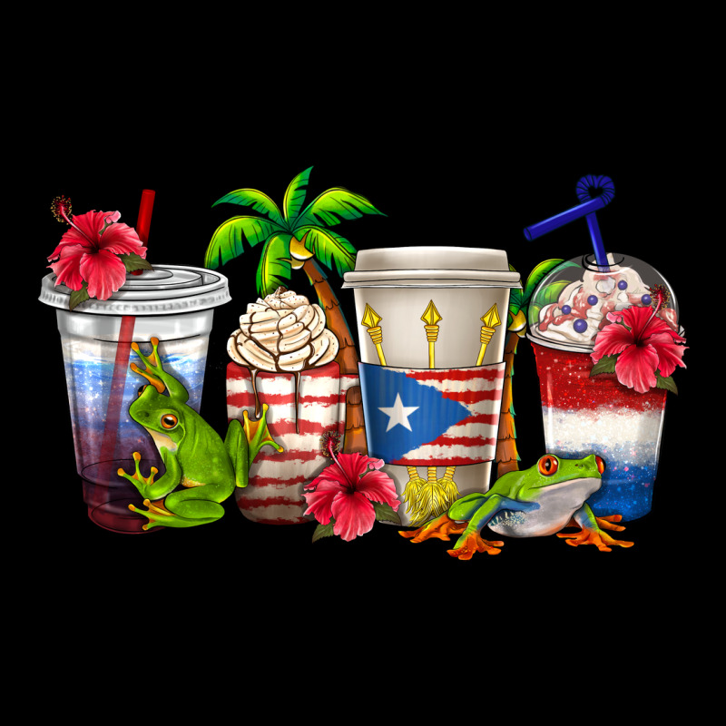 Puerto Rico Coffee Cups Premium Tee by texasbilliewilder | Teevron