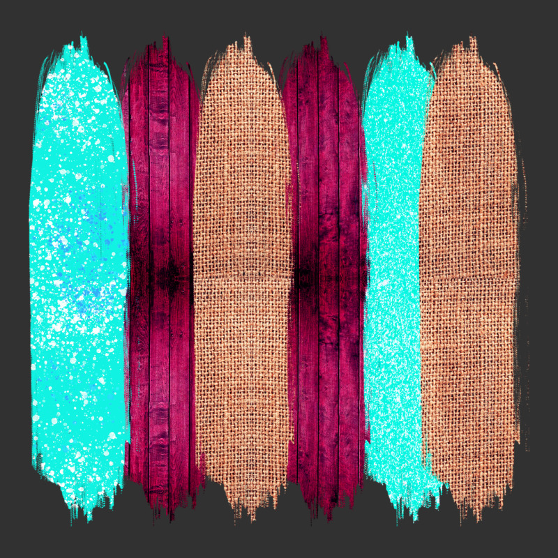 Colored Farm Life Purple Wood Jute Cyan Glitter Brush Strokes Urban Heavy Tee by Bettercallsaul | Teevron